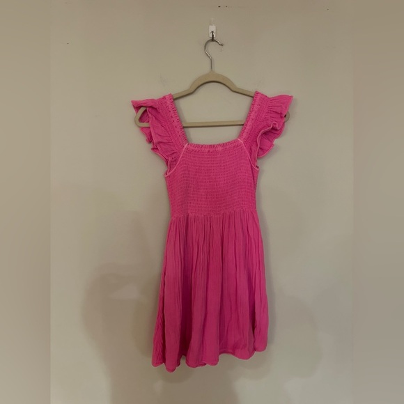 LoveShackFancy Athalia Mini Dress - Flirty Fuchsia - Size XS - Picture 15 of 16